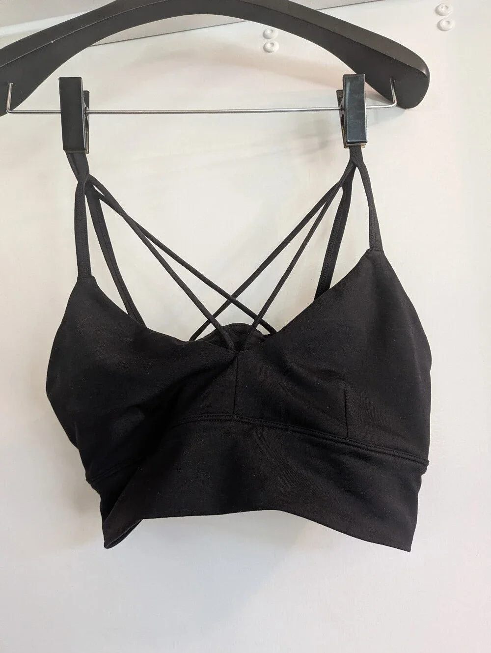 Alo Deluxe Bra Black Size Medium